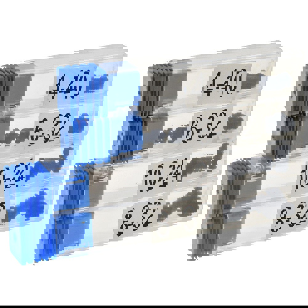 4 Piece #4-40, #6-32, #8-32, #10-24 Steel Transfer Screw Set